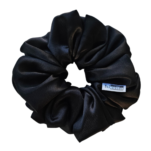 Silk Scrunchie - Black