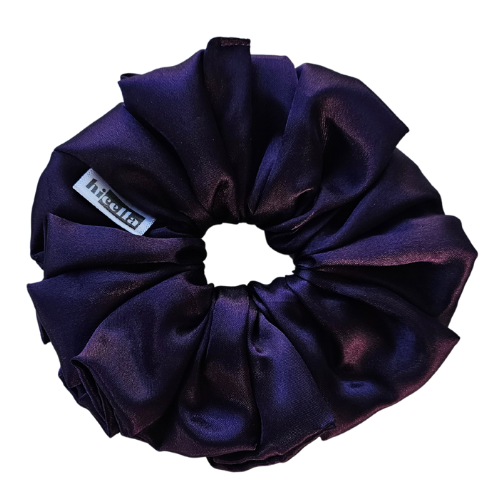 Silk Scrunchie - Purple